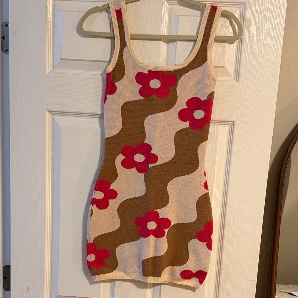 Floral Patterned Mini Dress